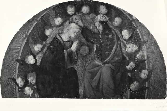 Fototecnica — Anonimo fiorentino - sec. XV - Incoronazione di Maria Vergine — insieme